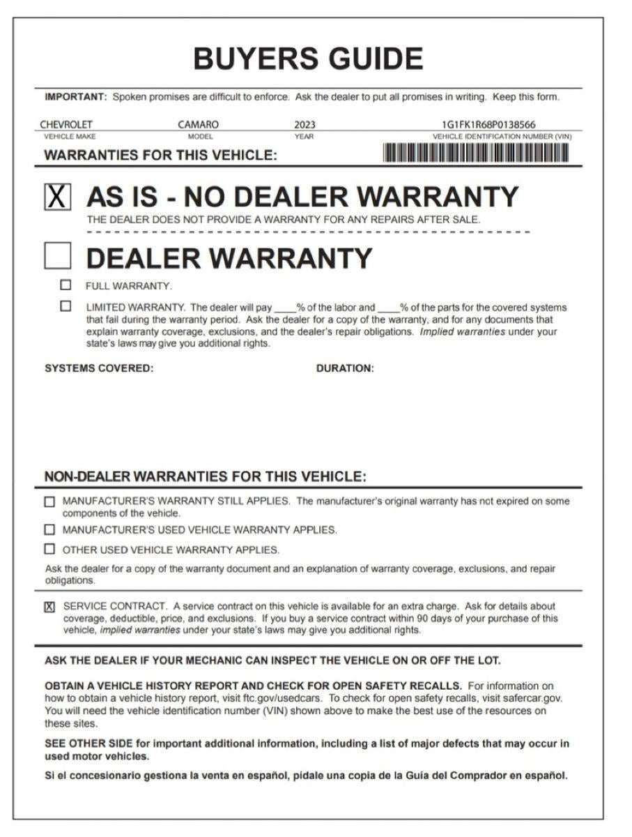 2023 Chevrolet Camaro ZL1