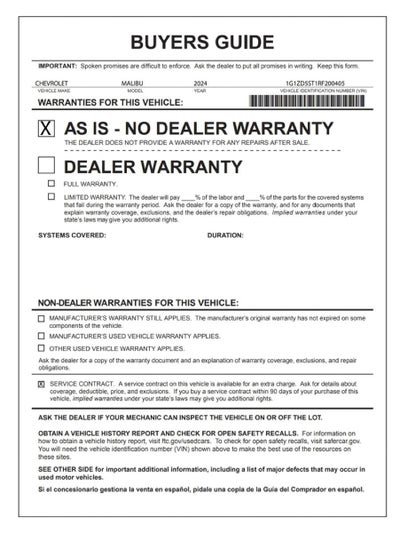 2024 Chevrolet Malibu 1LT
