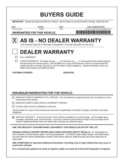 2023 GMC Yukon SLE