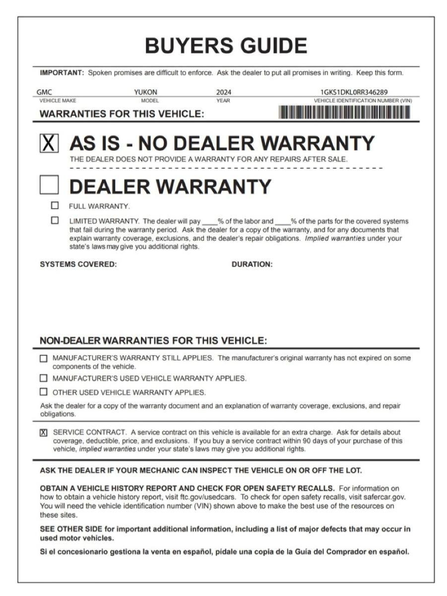 2024 GMC Yukon Denali