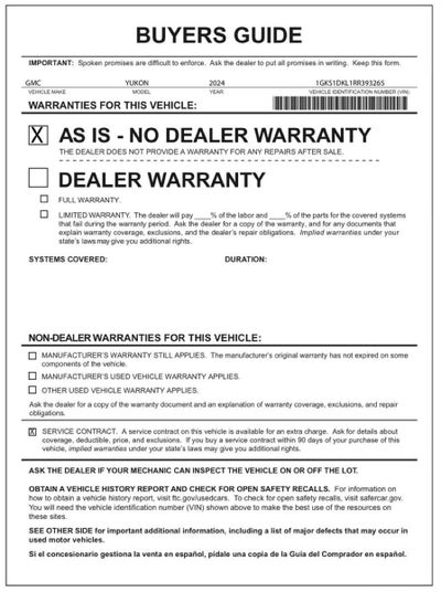 2024 GMC Yukon Denali