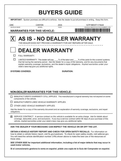 2026 GMC Canyon Elevation