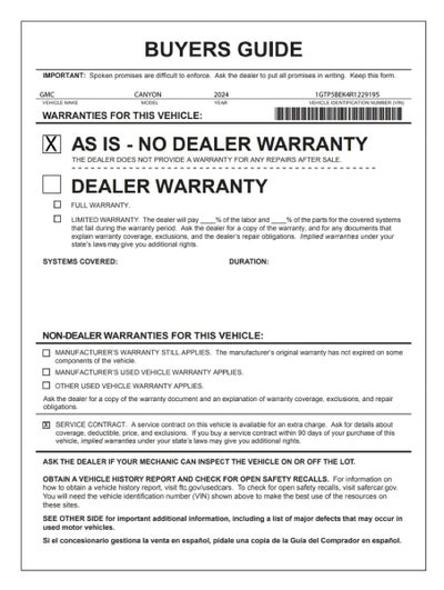 2024 GMC Canyon Elevation
