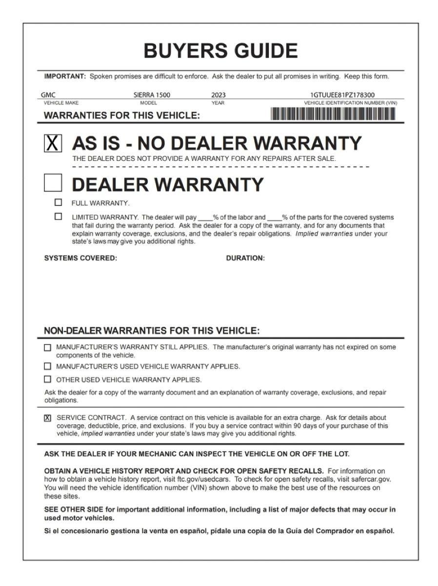 2023 GMC Sierra 1500 AT4