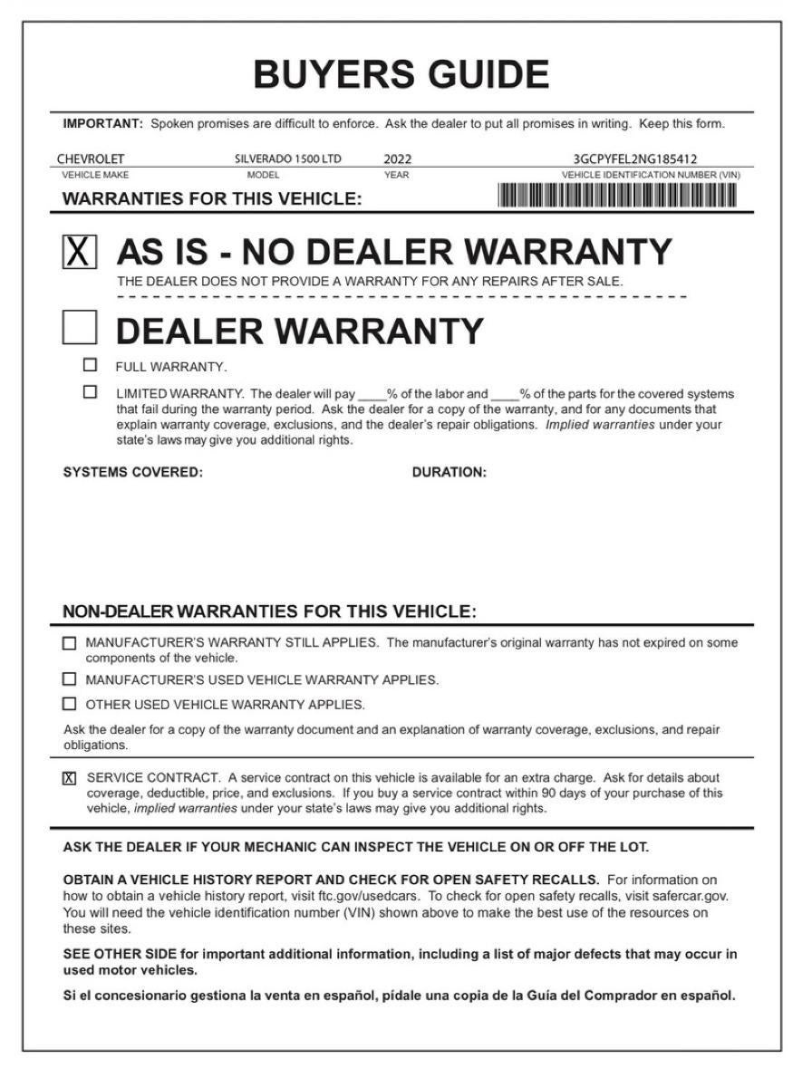 2022 Chevrolet Silverado 1500 LTD LT Trail Boss