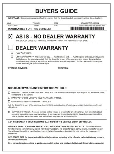 2023 GMC Terrain SLE