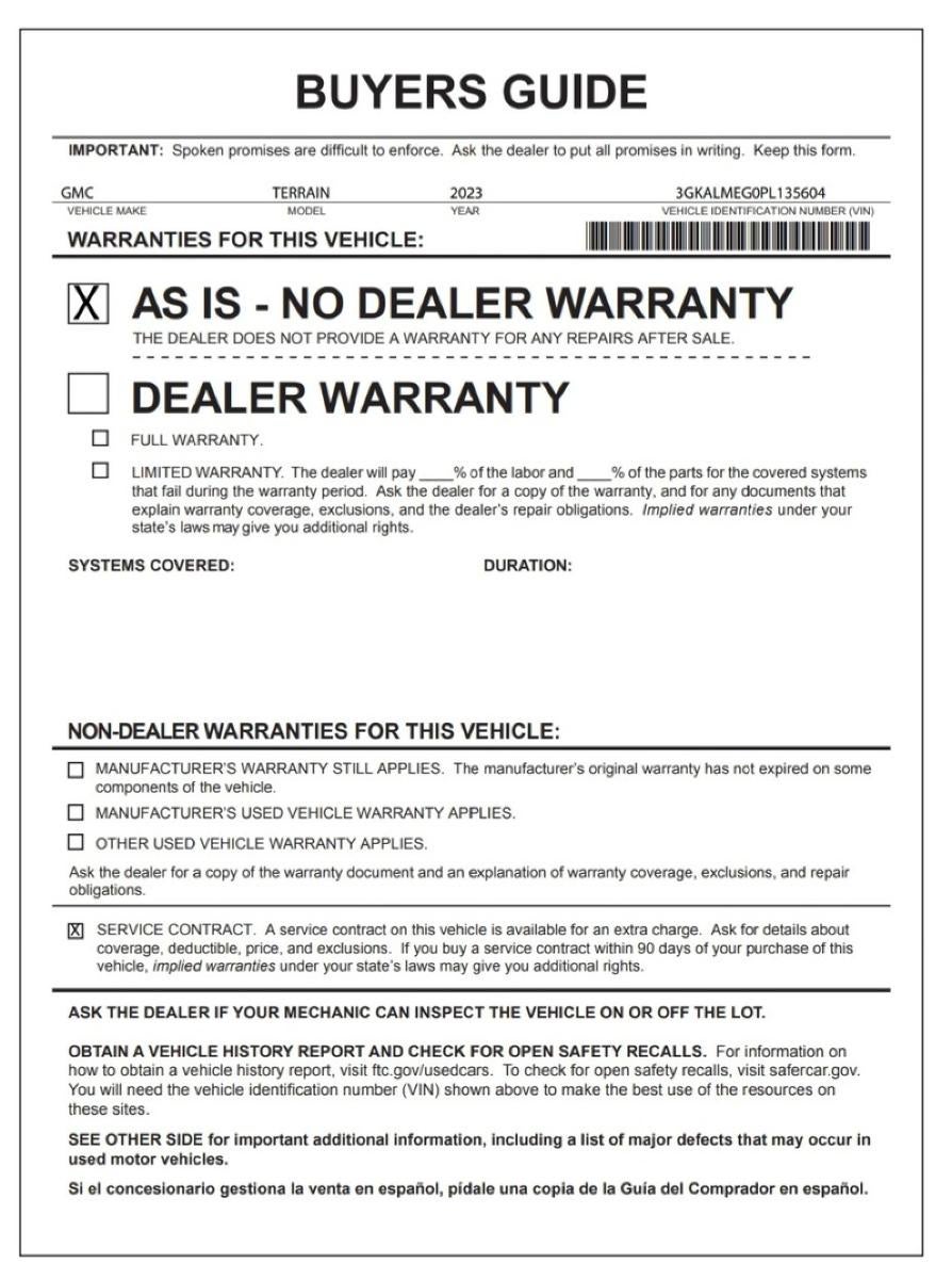 2023 GMC Terrain SLE