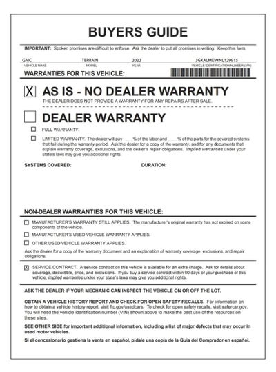 2022 GMC Terrain SLE