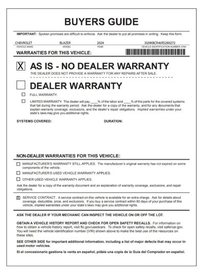 2024 Chevrolet Blazer 2LT
