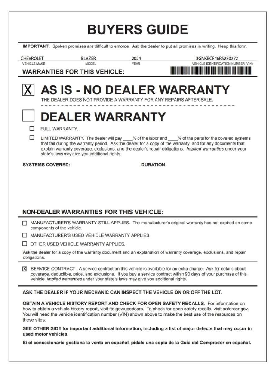 2024 Chevrolet Blazer 2LT