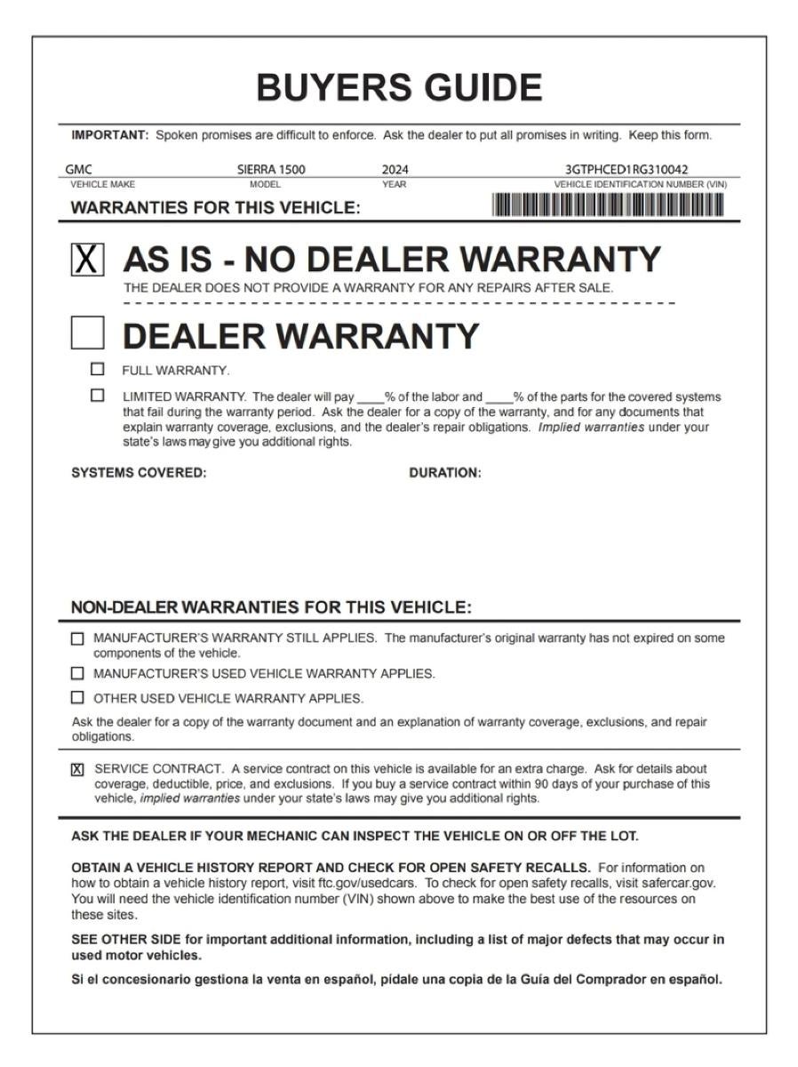 2024 GMC Sierra 1500 Elevation