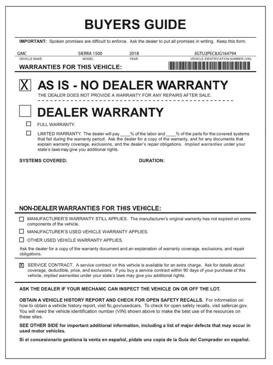 2018 GMC Sierra 1500 Denali