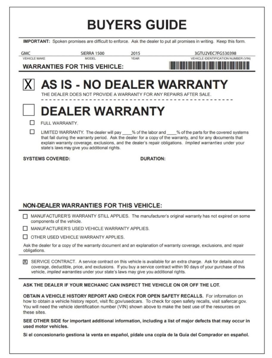 2015 GMC Sierra 1500 SLT