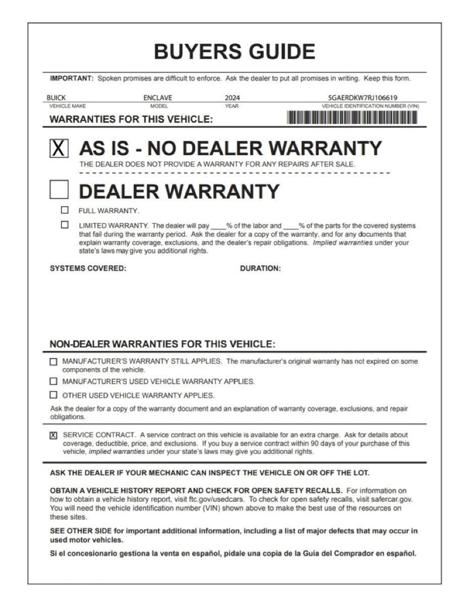 2024 Buick Enclave Avenir