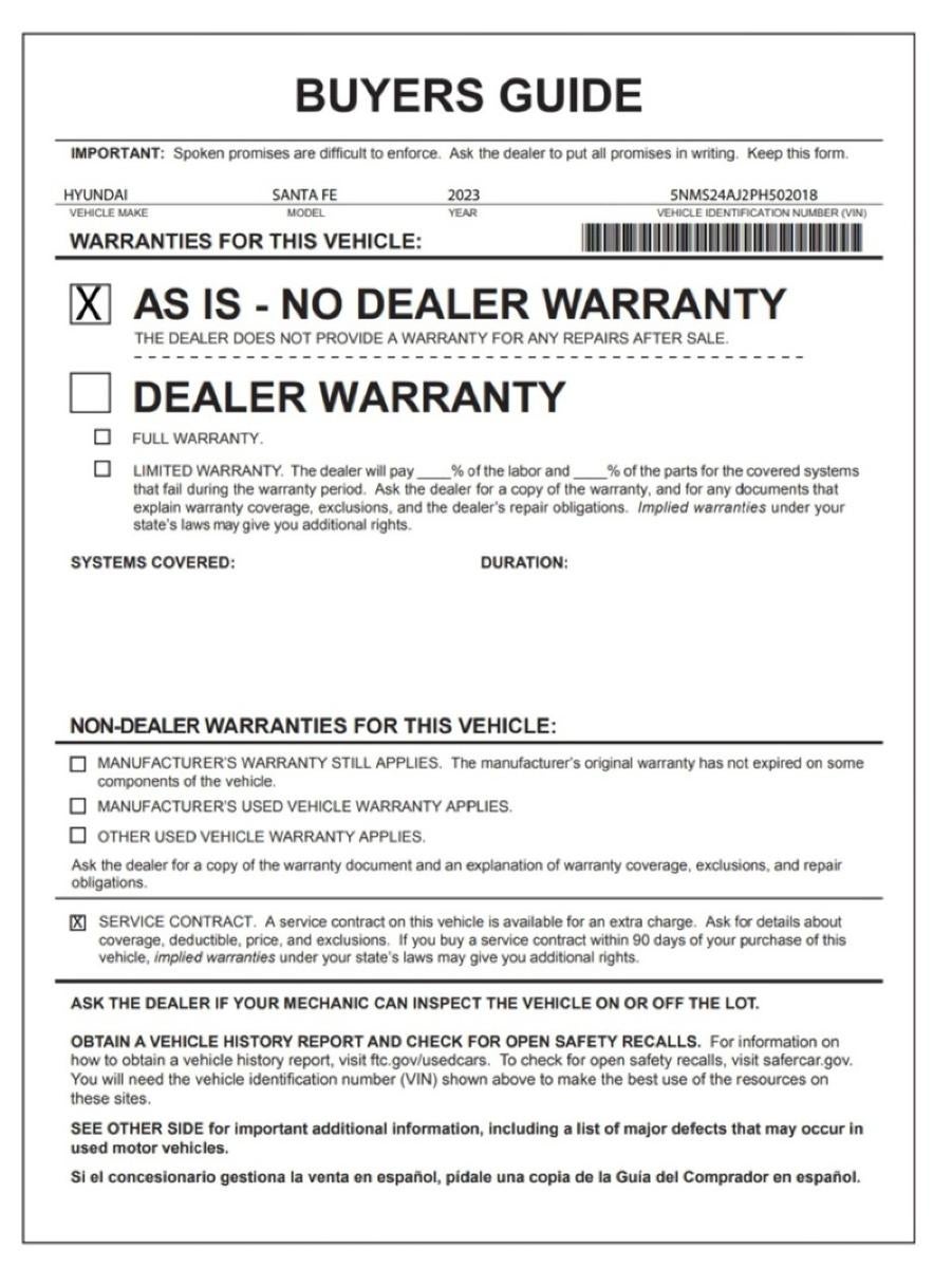 2023 Hyundai Santa Fe SEL