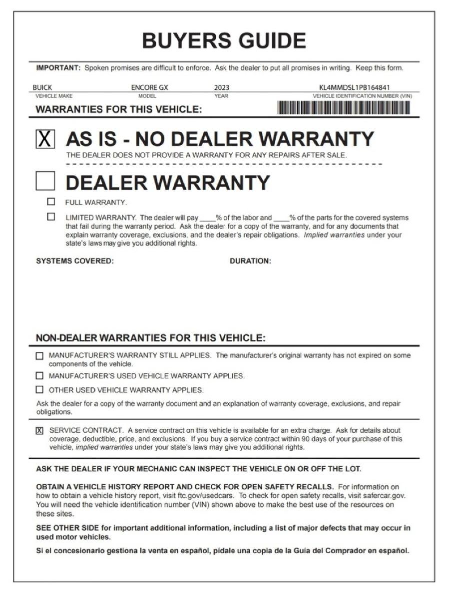 2023 Buick Encore GX Select