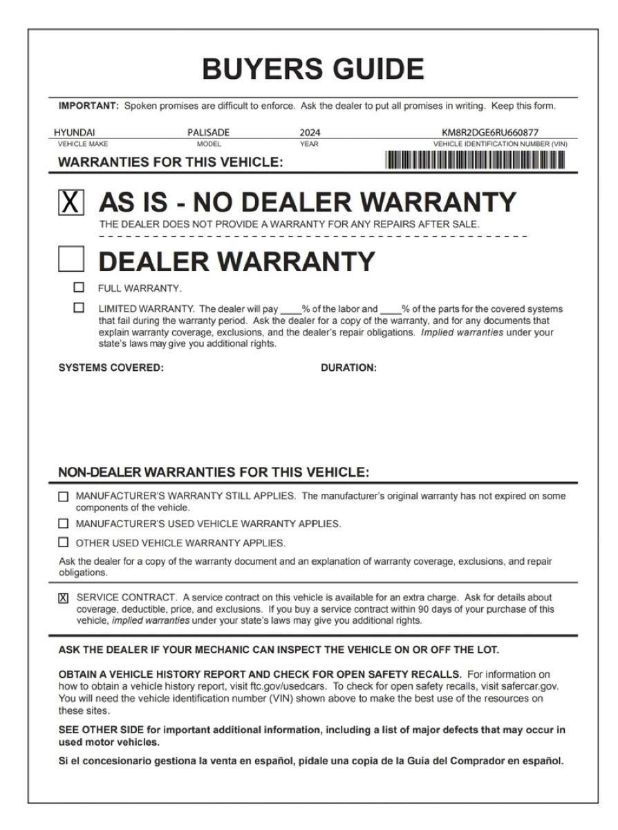 2024 Hyundai Palisade SEL 7P