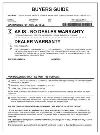 2020 Hyundai Elantra GT Base