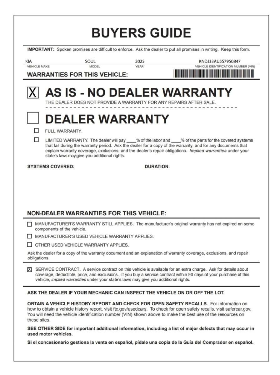 2025 Kia Soul EX