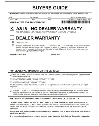 2023 Jeep Wrangler Sport