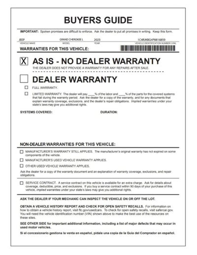 2023 Jeep Grand Cherokee L Limited