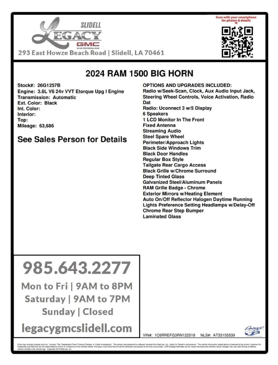 2024 RAM 1500 Big Horn