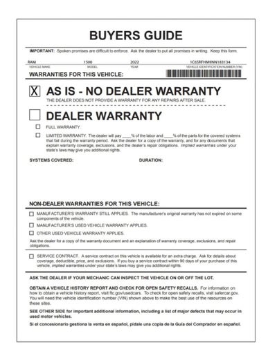 2022 RAM 1500 Limited