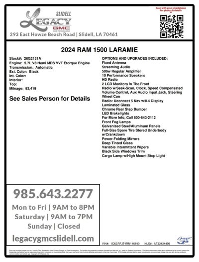 2024 RAM 1500 Laramie
