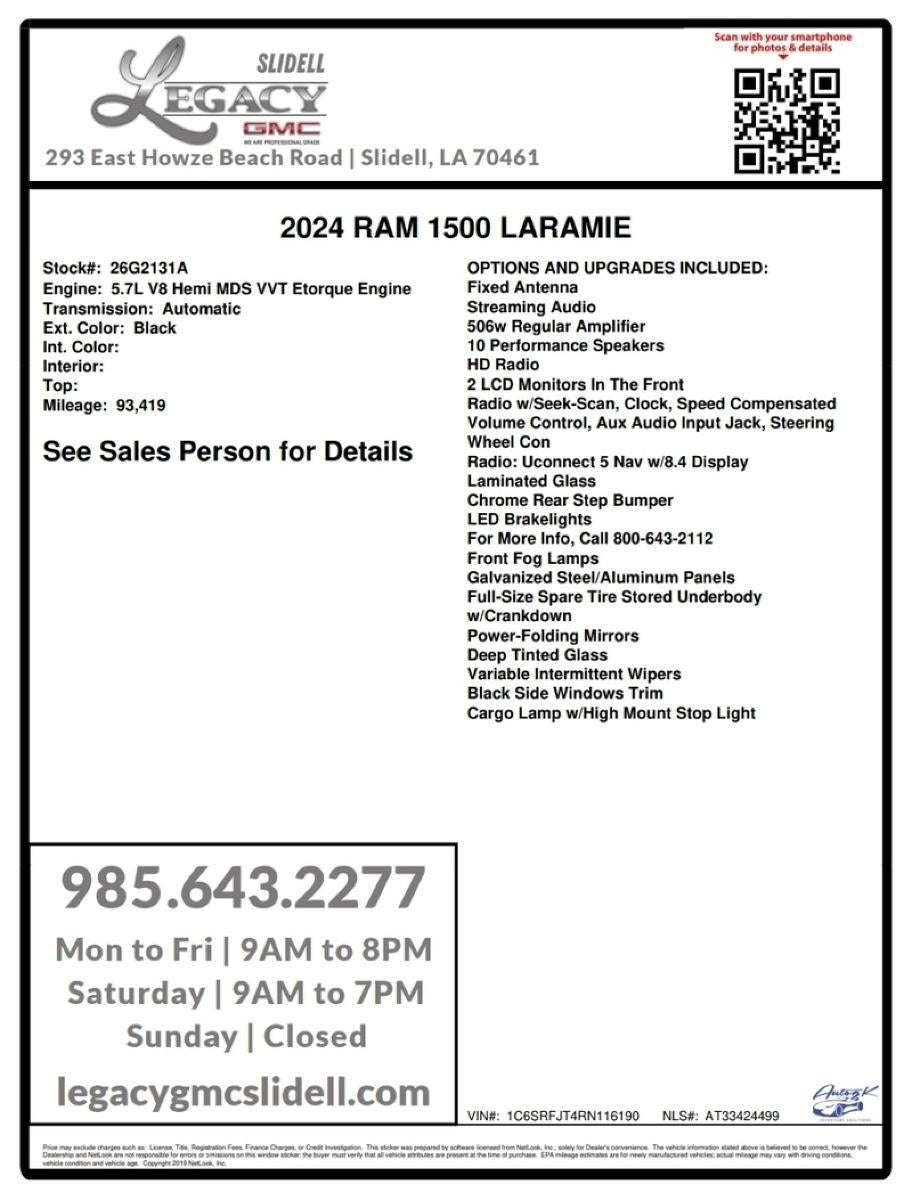 2024 RAM 1500 Laramie