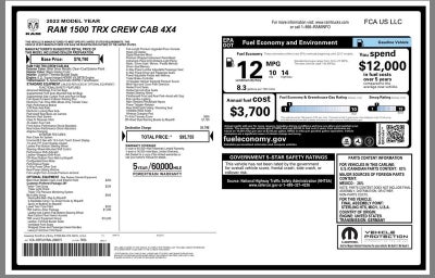 2022 RAM 1500 TRX