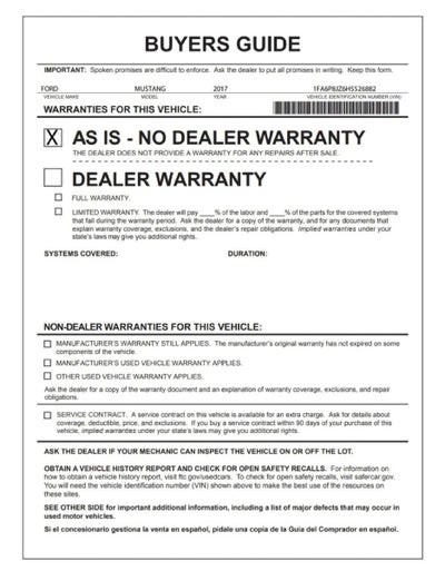 2017 Ford Mustang Shelby GT350