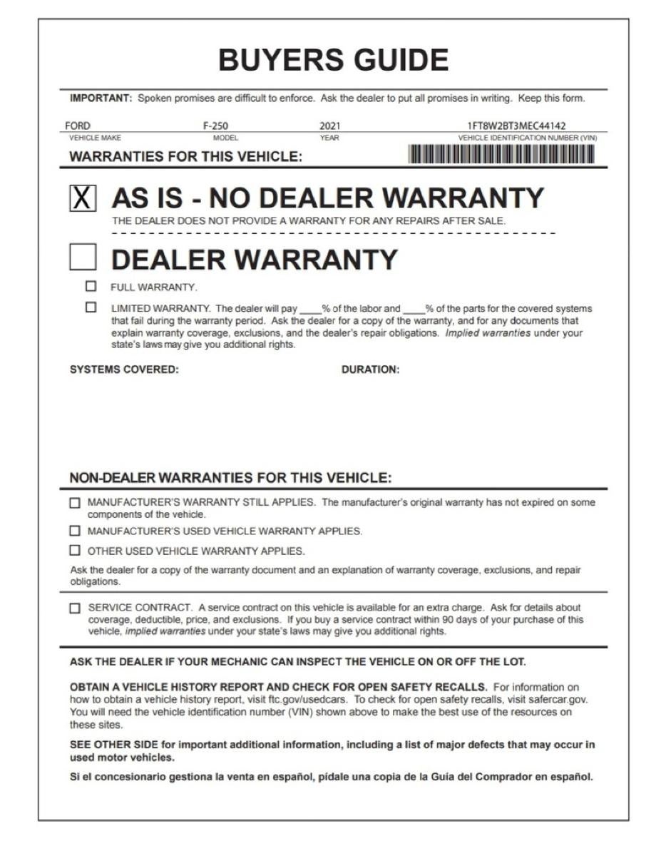 2021 Ford Super Duty F-250 SRW XL