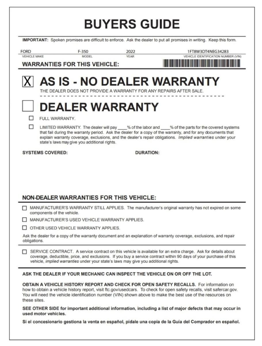 2022 Ford Super Duty F-350 DRW XL