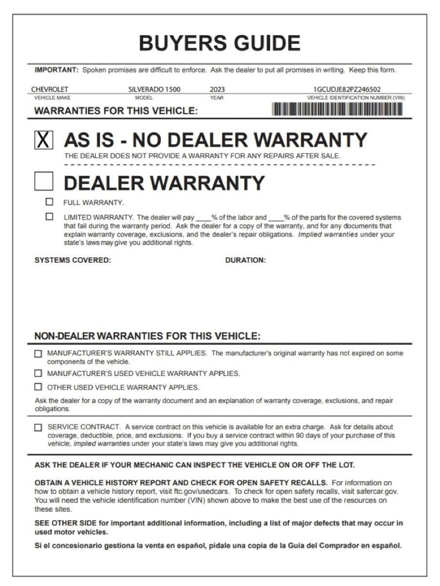 2023 Chevrolet Silverado 1500 High Country