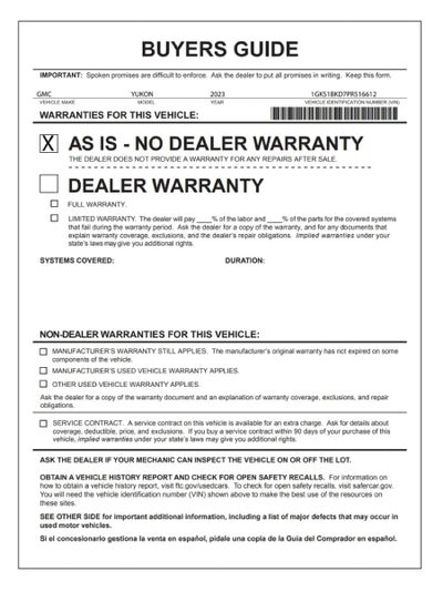 2023 GMC Yukon SLT