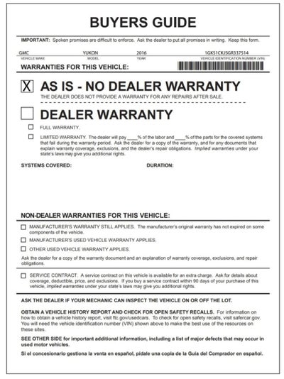 2016 GMC Yukon Denali