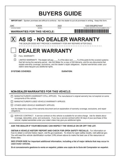 2023 GMC Yukon Denali