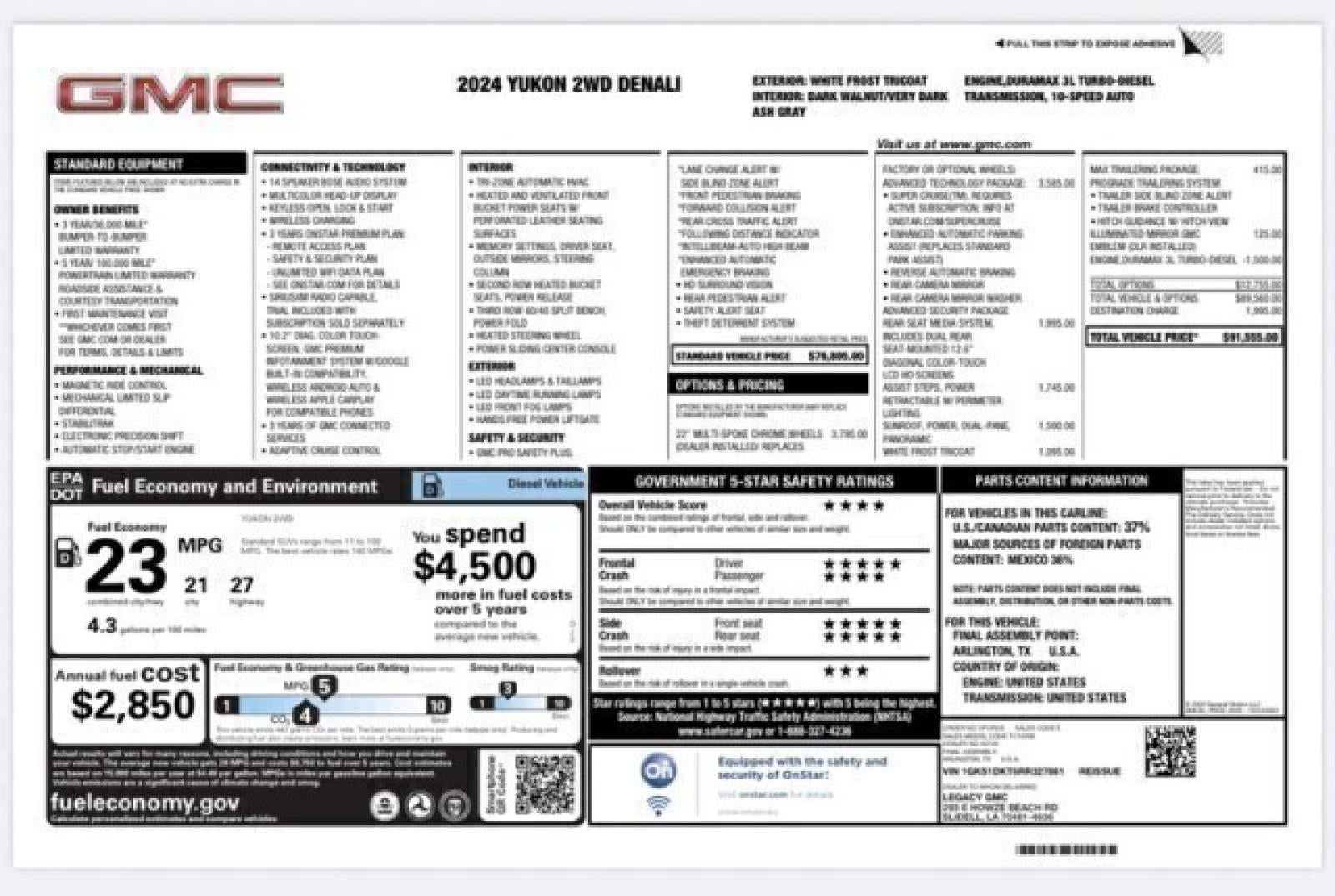 2024 GMC Yukon Denali