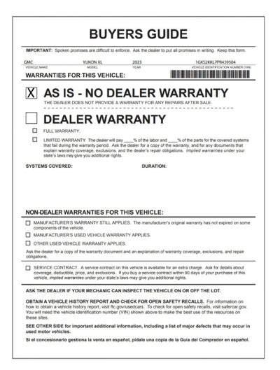 2023 GMC Yukon XL Denali Ultimate