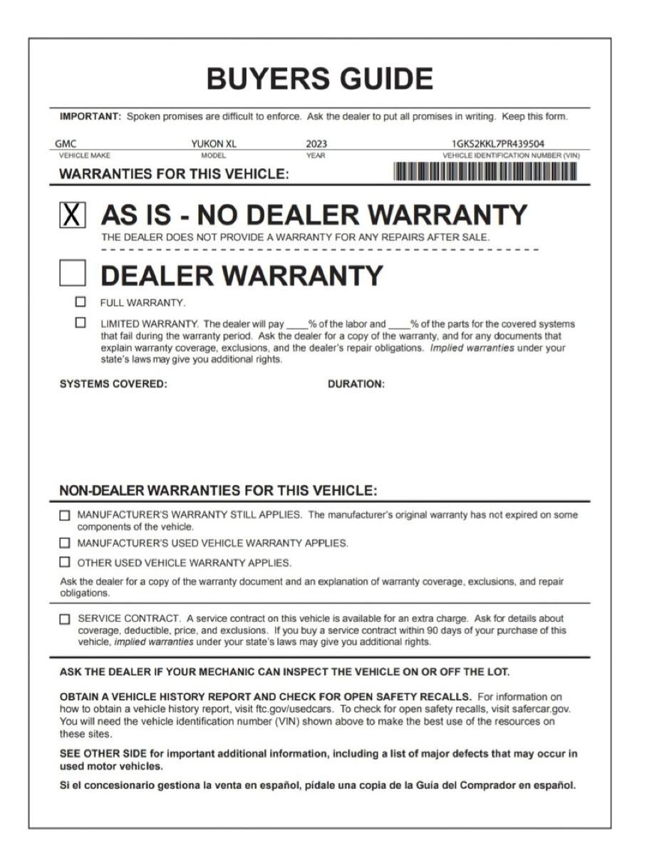 2023 GMC Yukon XL Denali Ultimate