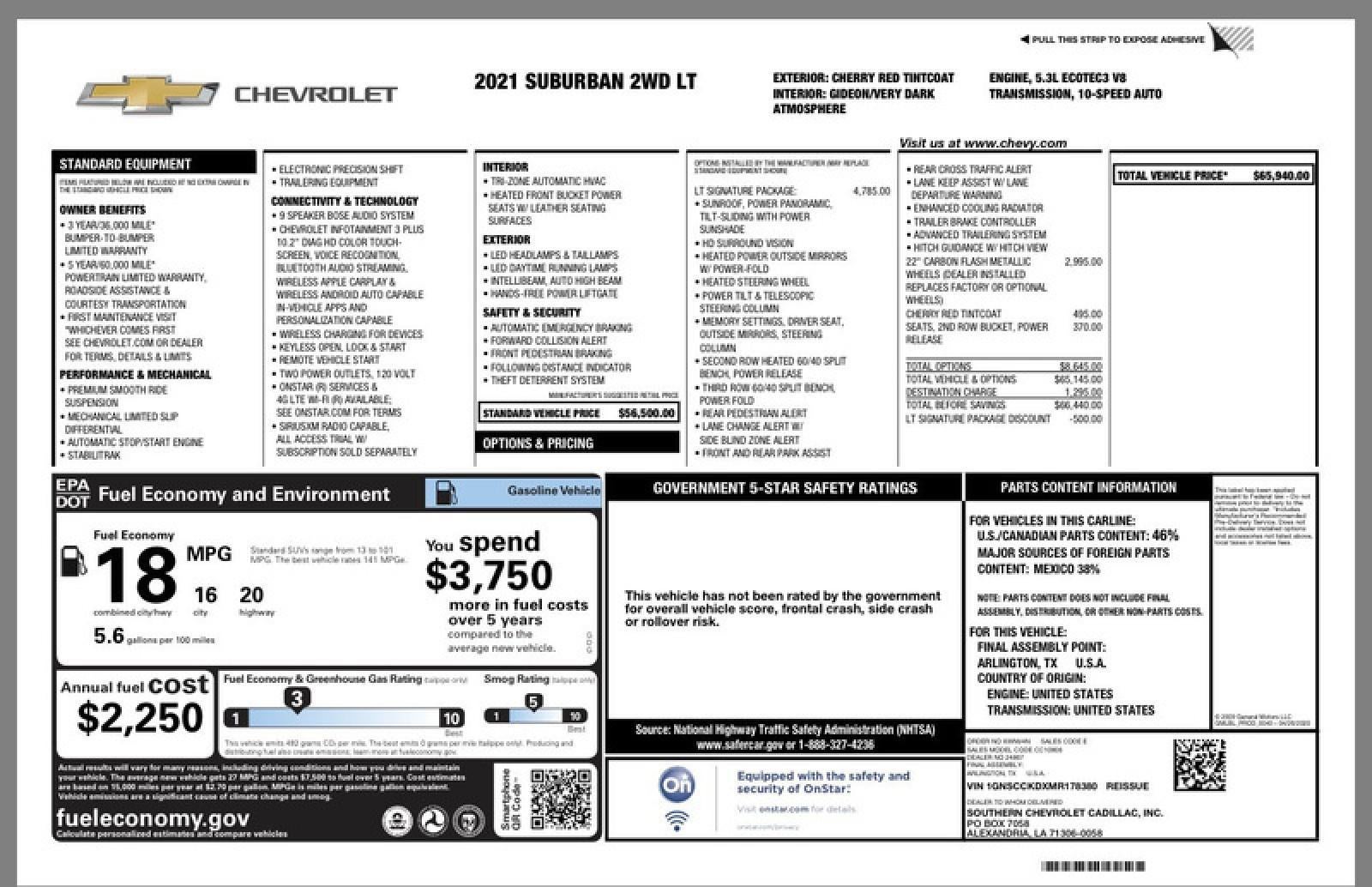 2021 Chevrolet Suburban LT