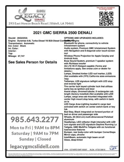 2021 GMC Sierra 2500 HD Denali