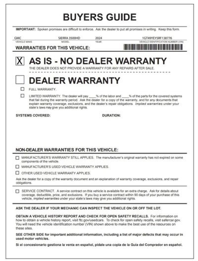 2024 GMC Sierra 3500 HD Denali Ultimate