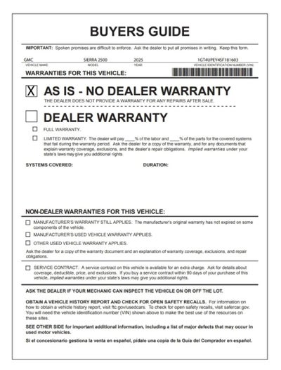 2025 GMC Sierra 2500 HD AT4