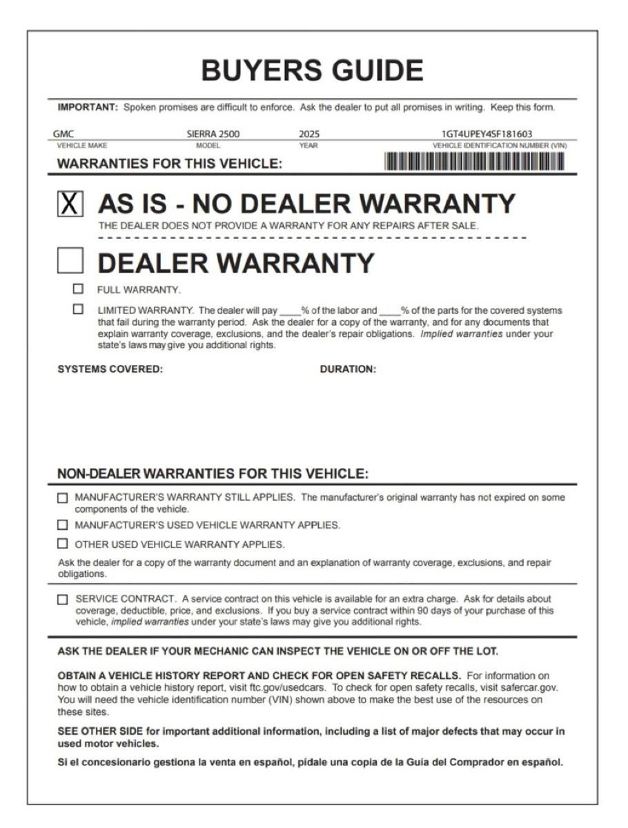 2025 GMC Sierra 2500 HD AT4