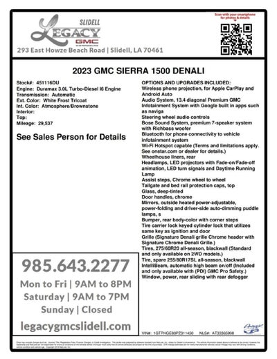 2023 GMC Sierra 1500 Denali