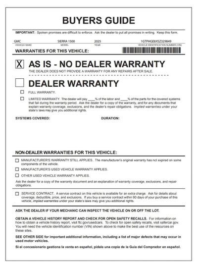 2025 GMC Sierra 1500 Denali