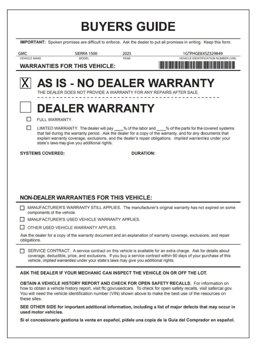 2025 GMC Sierra 1500 Denali