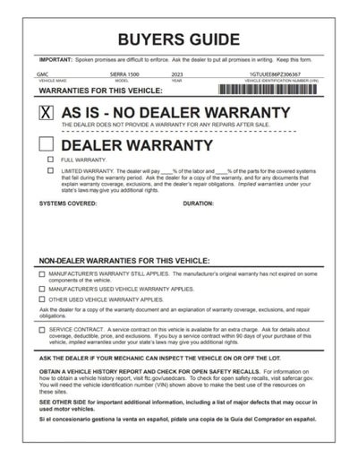 2023 GMC Sierra 1500 AT4