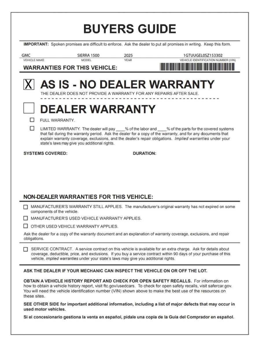 2025 GMC Sierra 1500 Denali